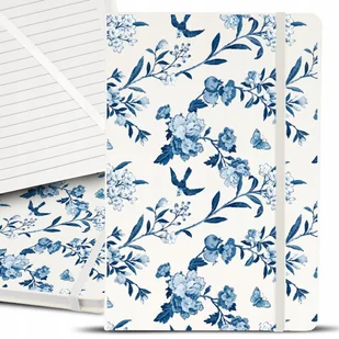 Notes Notatnik Bujo A5 Biały BOTANIC KWIATY Wzory - Notesy i bloczki - miniaturka - grafika 1