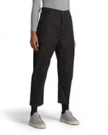 Spodnie damskie - G-STAR RAW Damskie spodnie chinosy 3D Crop, Czarny (Dk Black D20673-c906-6484), 29W - miniaturka - grafika 1