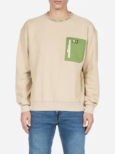 Bluza bez kaptura męska Fila FAM0254-70007 M Beżowa (4064556376336). Bluzy bez kaptura męskie - Bluzy męskie - miniaturka - grafika 1