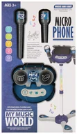 Instrumenty muzyczne dla dzieci - Mikrofon stojący z akcesoriami - zabawka - miniaturka - grafika 1