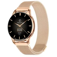 Smartwatch - MAXCOM Ecowatch 3 Złoty - miniaturka - grafika 1