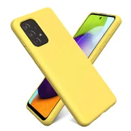 Etui i futerały do telefonów - Etui na telefon Samsung Galaxy A52 / A52 5G / A52s 5G silikonowo-żelowe etui ochronne na telefon komórkowy, żółte - miniaturka - grafika 1