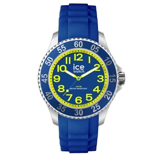 Ice-Watch Boy analogowy zegarek kwarcowy z silikonową bransoletką 020363, srebrny - Zegarki dla dzieci - miniaturka - grafika 1