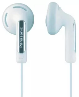 Panasonic RP HV 154 E-K słuchawki douszne (długo$210ć kabla: 1,2 m, złocone zł$211cza 3,5 mm , akustyka XBS), kolor czarny biały 5025232494200 - Słuchawki - miniaturka - grafika 1