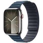 Akcesoria do zegarków - Apple karbowany magnetyczny w kolorze głębi oceanu do koperty 45 mm - rozmiar M/L - Kup na Raty - - miniaturka - grafika 1
