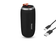 Głośniki przenośne - Głośnik Bluetooth LM-892 2x5W z podświetleNiem RGB, akumulator 1200 mAh, czarny. - miniaturka - grafika 1