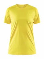 Koszulki i topy damskie - Craft CORE Unify Training Tee | damska koszulka sportowa L | Citrus | odzież sportowa dla kobiet z poliestru z recyklingu | zakrzywione szwy boczne | szybkoschnąca koszulka damska | funkcjonalna - miniaturka - grafika 1