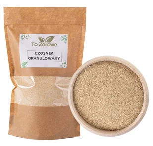 CZOSNEK GRANULOWANY 100g suszony naturalny aromatyczny To Zdrowe - Przyprawy i zioła sypkie - miniaturka - grafika 1