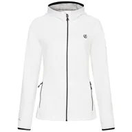 Bluzy sportowe damskie - Bluza damska Dare 2b Density Core Stretch Rozmiar: XXL / Kolor: biały - miniaturka - grafika 1