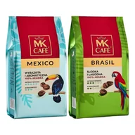 Kawa - ZESTAW Kawa ziarnista MK Cafe Brasil 100% Arabika 400g MK Cafe Mexico 400g - miniaturka - grafika 1