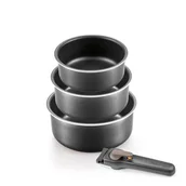 Zestawy garnków i patelni - Tescoma Zestaw garnków ze zdejmowanym uchwytem VARIO, 4 części - miniaturka - grafika 1