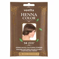 Odżywki do włosów - Venita HENNA COLOR Ziołowa Odżywka koloryzująca nr 14 KASZTAN 30 g - miniaturka - grafika 1