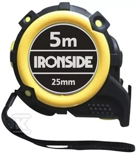 Taśma miernicza Ironside 5m - Poziomice, łaty, miary - miniaturka - grafika 1