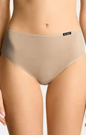 Majtki damskie - 3BLP-603 bawełniane beżowe figi damskie z wyższym stanem 3-pack, Kolor beżowy, Rozmiar XL, ATLANTIC - Primodo.com - miniaturka - grafika 1