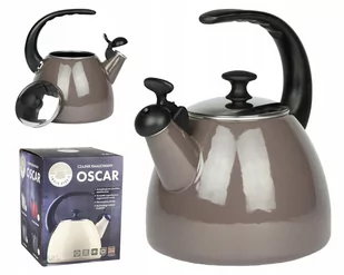 CZAJNIK EMALIOWANY Z GWIZDKIEM 2,5 L INDUKCJA GAZ - Czajniki na gaz - miniaturka - grafika 1