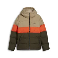 Kurtki i kamizelki sportowe męskie - Męska kurtka ocieplana PUMA Dark Olive Green - miniaturka - grafika 1