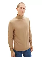 Swetry męskie - TOM TAILOR sweter męski, 10942 – Beach Sand, L - miniaturka - grafika 1