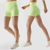 Spodenki damskie - 4F SPODENKI DAMSKIE TRENINGOWE LEGGINSY KRÓTKIE KOLARKI SS24 - miniaturka - grafika 1
