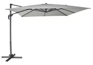 Parasole ogrodowe - Rojaplast parasol przeciwsłoneczny CANTIELVER 270 × 270 cm szary - miniaturka - grafika 1