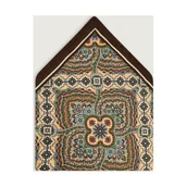 Krawaty i muchy męskie - Oscar Jacobson Jedwabna poszetka Paisley - miniaturka - grafika 1