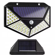 Lampy ogrodowe - LAMPA SOLARNA 100 LED Z CZUJNIKIEM ZMIERZCHU RUCHU - miniaturka - grafika 1