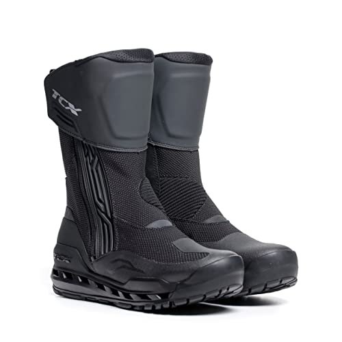 TCX Clima 2 Surround Gore-Tex, Buty motocyklowe Męskie, Czarny/Dark-Grey, 47 EU, Czarny ciemny szary, 47 EU