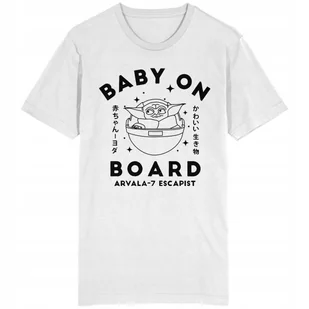 Baby On Board Koszulka Yoda Star Wars Mandalorian - Koszulki męskie - miniaturka - grafika 1