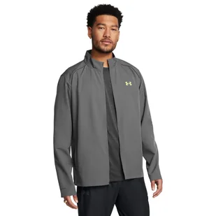 Męska kurtka do biegania Under Armour UA Storm Run Jacket - szara - UNDER ARMOUR - Kurtki męskie - miniaturka - grafika 1