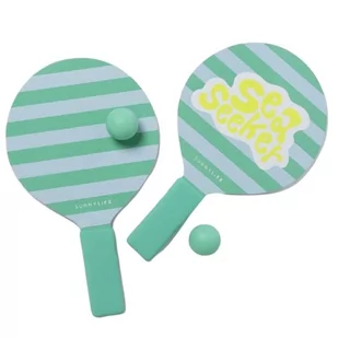Sunnylife - Rakietki plażowe dla dzieci - Sea Seeker, Dip Dye - Inne gry towarzyskie - miniaturka - grafika 1