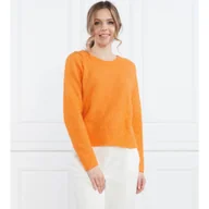 Swetry damskie - Samsøe Samsøe Wełniany sweter | Regular Fit - miniaturka - grafika 1