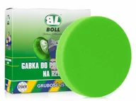 Akcesoria do mycia samochodu - BOLL Gąbka do polerowania na rzep 2,5cm twarda zielona) 150mm WB13-8807 - miniaturka - grafika 1