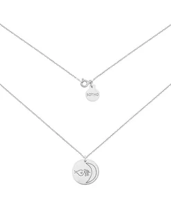 Srebrny medalion z symbolem serca - Naszyjniki - miniaturka - grafika 1