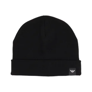 Emporio Armani Czapka BEANIE | z dodatkiem wełny i kaszmiru - Czapki męskie - miniaturka - grafika 1