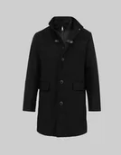 Płaszcze męskie - płaszcz pontelongo czarny - miniaturka - grafika 1