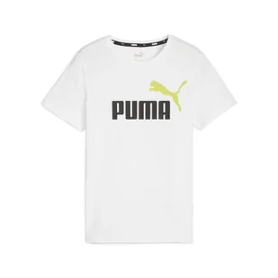 Koszulka Dziecięca Puma Ess+2 Col Logo Tee - Odzież sportowa dziecięca - miniaturka - grafika 1