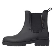 Śniegowce damskie - Tommy Hilfiger Damskie buty zimowe Essential Tommy Rainbootie Low Boot, Czarny, 38 EU - miniaturka - grafika 1