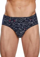 Majtki męskie - SLIPY MĘSKIE ATLANTIC MP1476 CLASSIC GRANATOWE 2PAK XXL - miniaturka - grafika 1