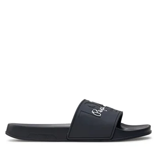 Klapki Pepe Jeans Slider Young M PMS70147 Granatowy - Klapki i japonki męskie - miniaturka - grafika 1