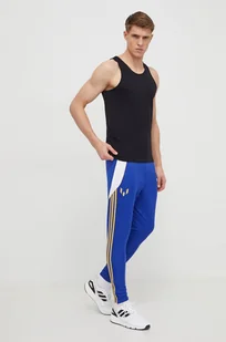 adidas Performance spodnie treningowe Messi kolor niebieski z aplikacją - Spodnie męskie - miniaturka - grafika 1