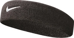 Nike Opaska Swoosh Headband Black/white - Ozdoby do włosów - miniaturka - grafika 1