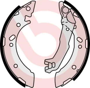 Zestaw szczęk hamulcowych Brembo S 30 510 - Układ hamulcowy - akcesoria - miniaturka - grafika 1