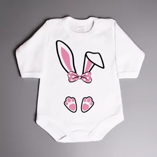 Zajączek wielkanocny - dziewczynka - body wielkanocne - Body dla niemowląt Zajączek wielkanocny - dziewczynka - body wielkanocne - Body dla niemowląt - miniaturka - grafika 2
