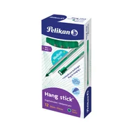 Długopisy - Długopis Pelikan Hang Stick zielony - miniaturka - grafika 1