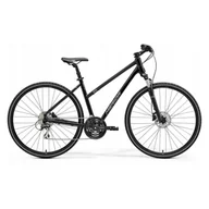 Rowery - Rower crossowy Merida CROSSWAY 20 LADY L(L)(55L) BLACK(SILVER) - miniaturka - grafika 1