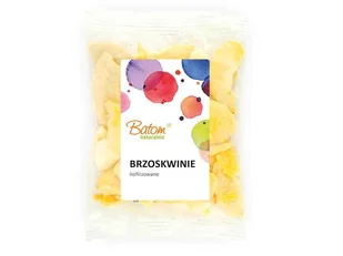 Batom Brzoskwinia Liofilizowana 20g - Batom - Owoce świeże i suszone - miniaturka - grafika 1
