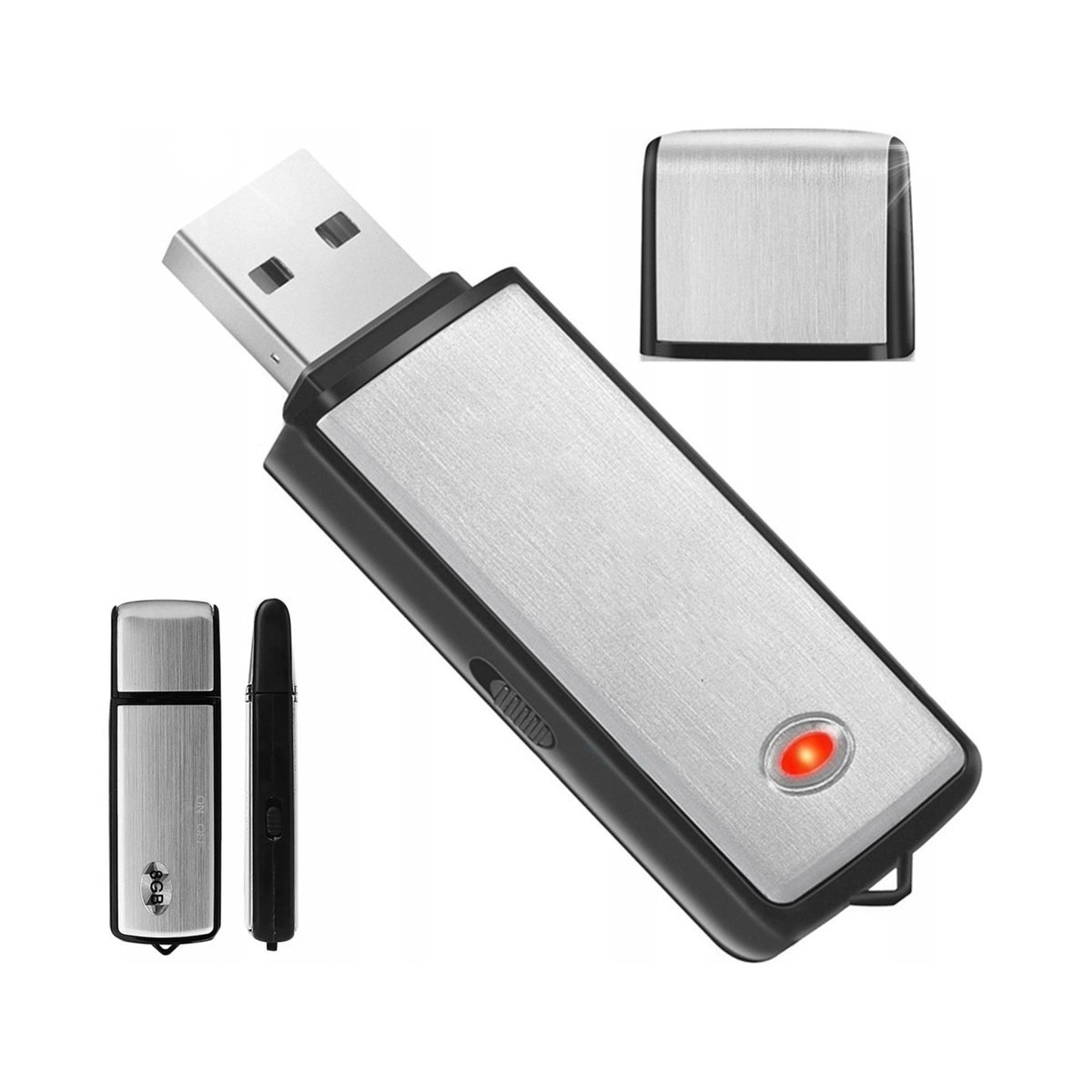 MINI DYKTAFON PENDRIVE PODSŁUCH SZPIEGOWSKI USB