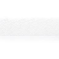 Dodatki do ciast w proszku - Koronka Na Tort 17 Biała Z Masy Cukrowej - miniaturka - grafika 1