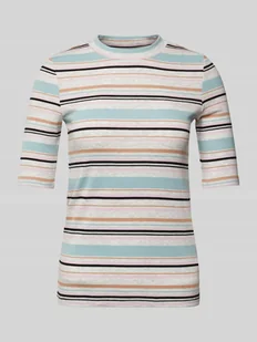 Bluza o kroju slim fit z mieszanki bawełny - Bluzy damskie - miniaturka - grafika 1