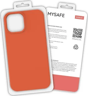 Mysafe MYSAFE ETUI SILIKONOWE IPHONE 13 POMARAŃCZOWY PUDEŁKO - Etui i futerały do telefonów - miniaturka - grafika 1