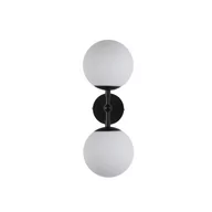 Lampy ścienne - Light Prestige nowoczesny czarny kinkiet DORADO Prestige Light LP-002/2W BK elegancka czarno-biała lampa ścienna na 2 żarówki LP-002/2W BK - miniaturka - grafika 1